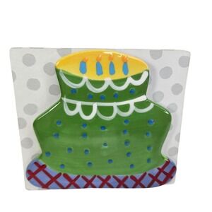 Coton Colors Happy Everything Birthday Cake Mini Attachment Retired Green READ